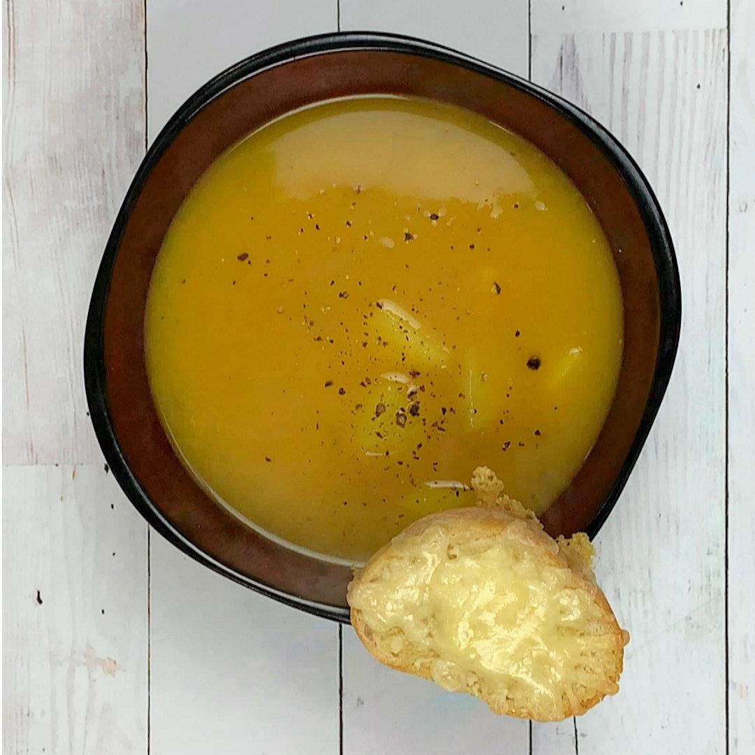 Curried Pumpkin Soup with Gruyere Toast – A Gourmet Food Blog