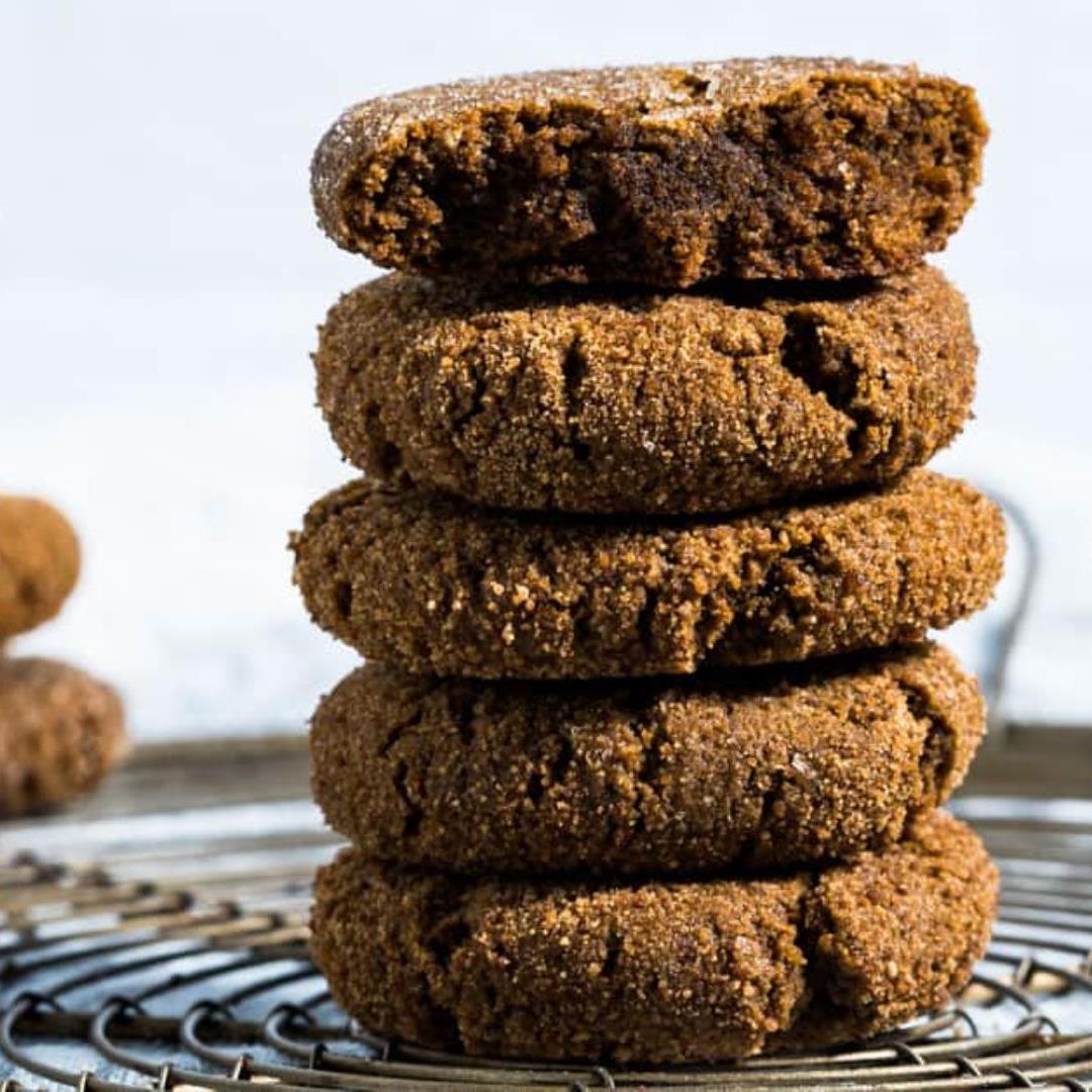 Gluten-Free Ginger Molasses Cookies