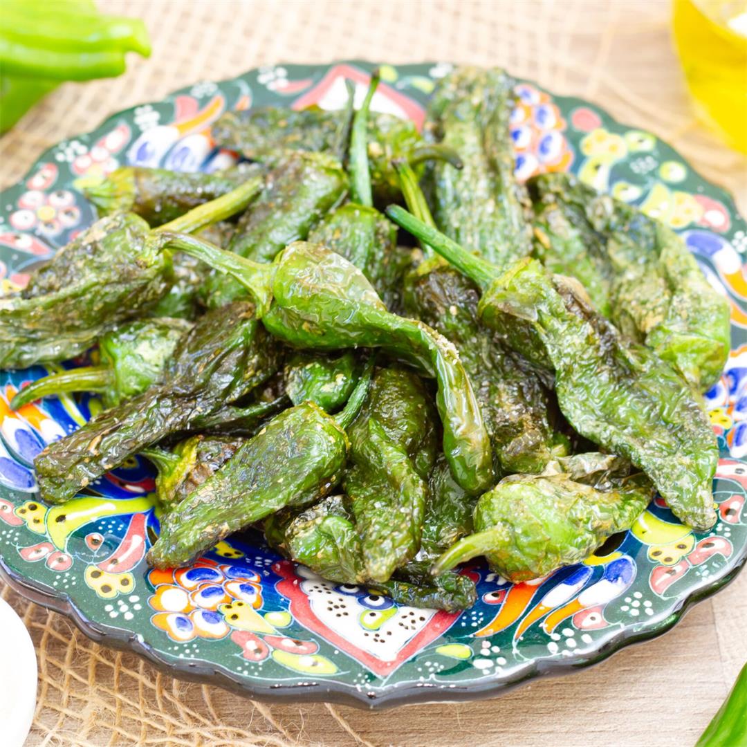 Fried Padron Peppers ⋆ MeCooks Blog