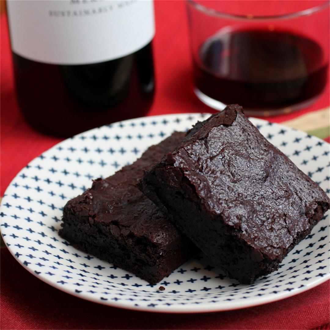 Red Wine Brownies