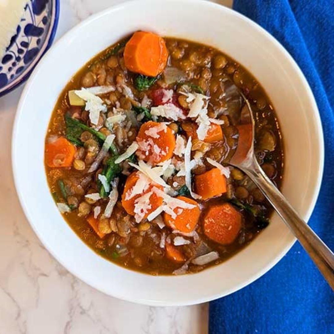 Lentil Soup with Power Greens