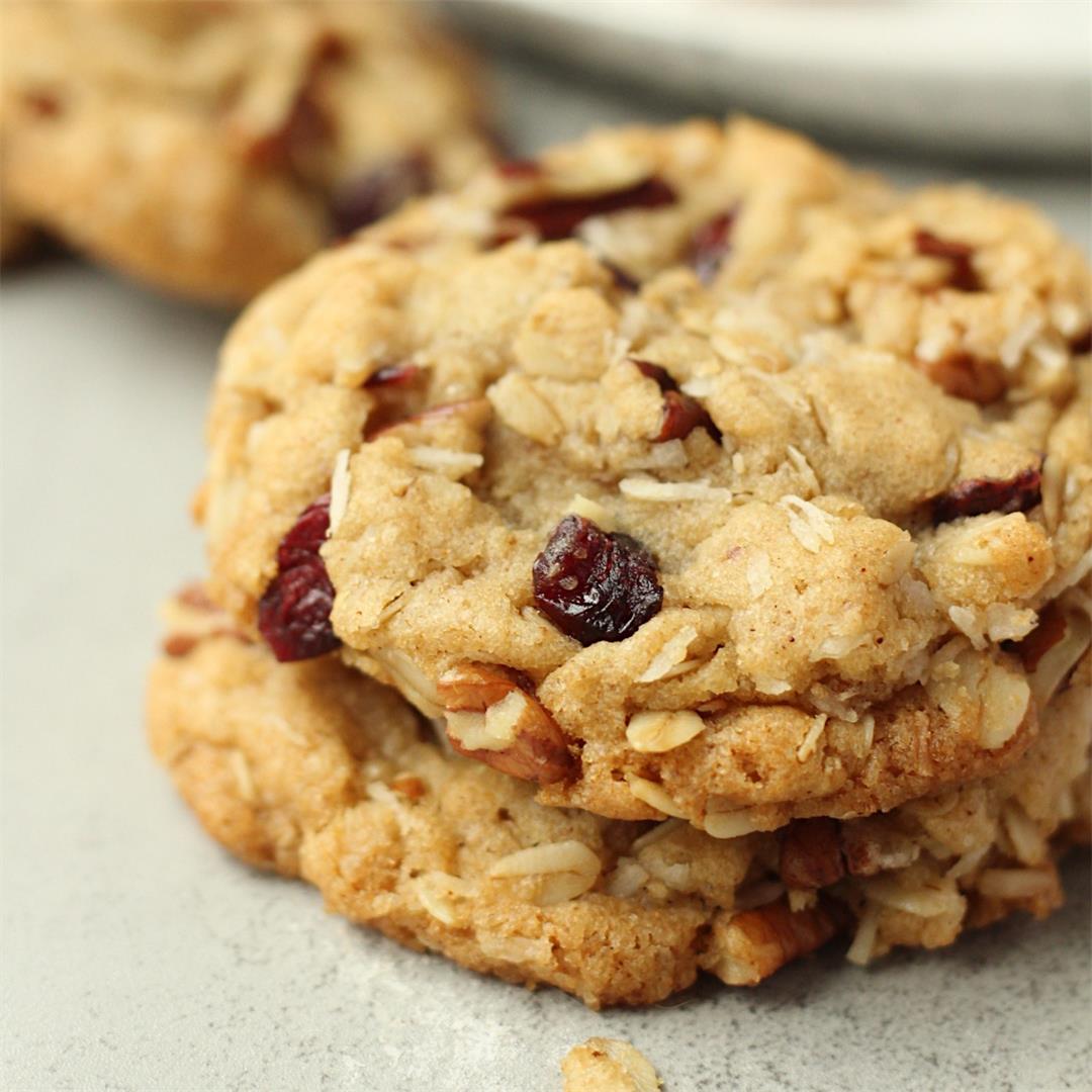 Vegan Coconut Pecan Cookies