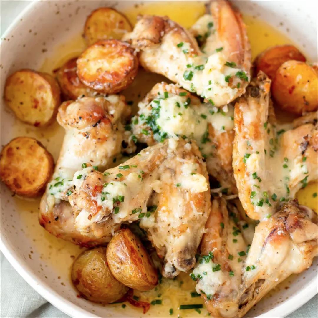 Garlic Parmesan Chicken Wings