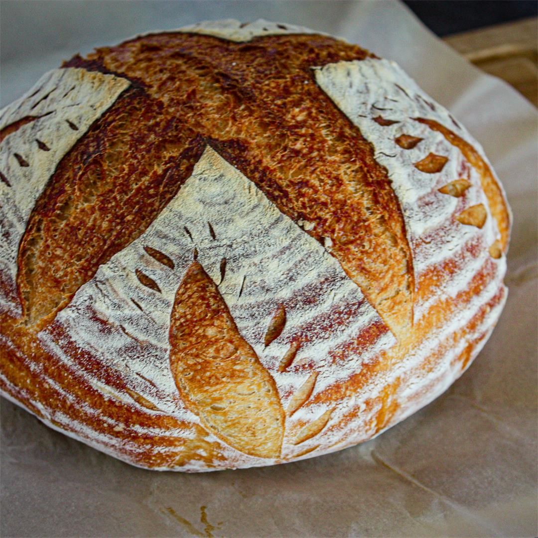 Simple Rustic Bread Loaf