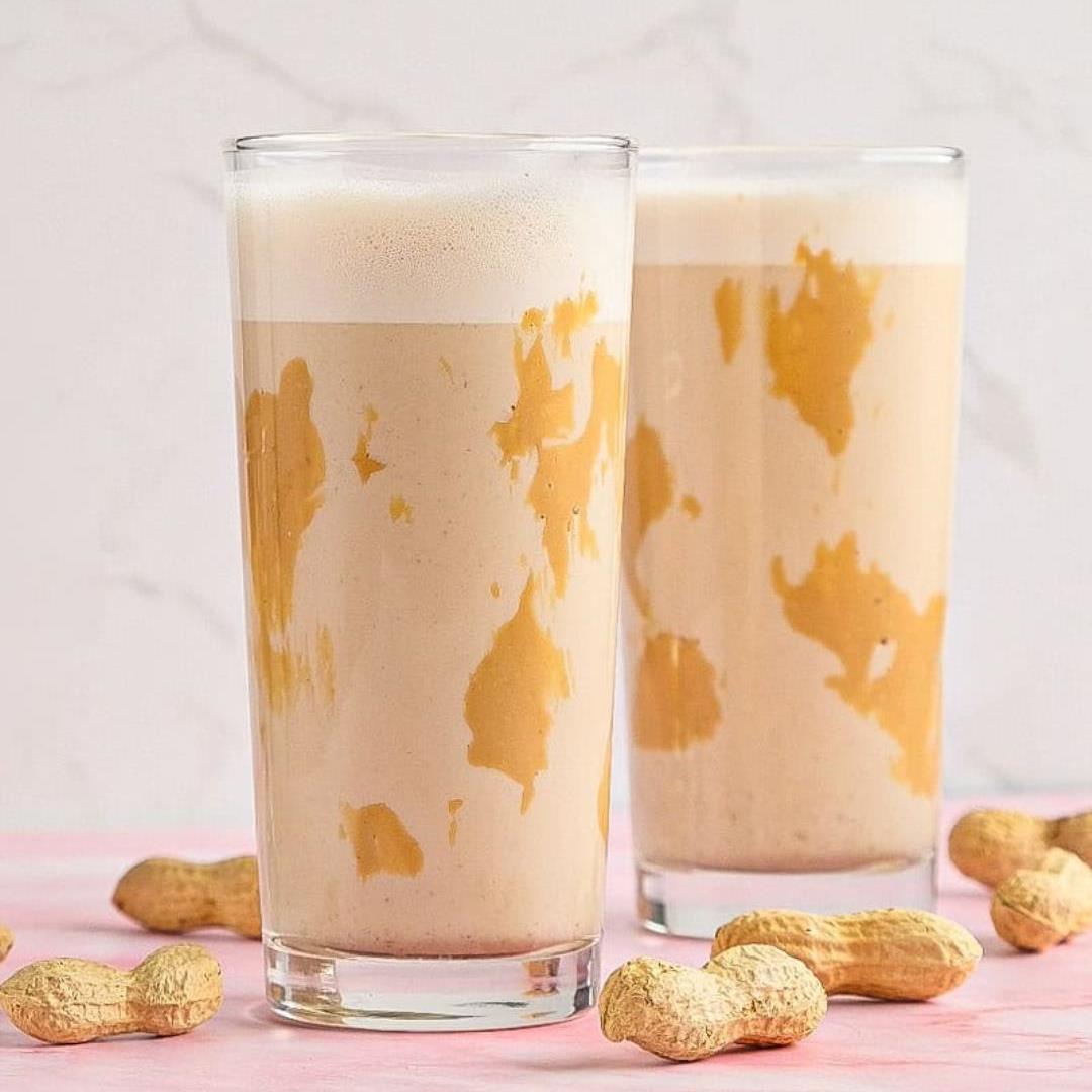 Peanut butter smoothie without banana (with oats)