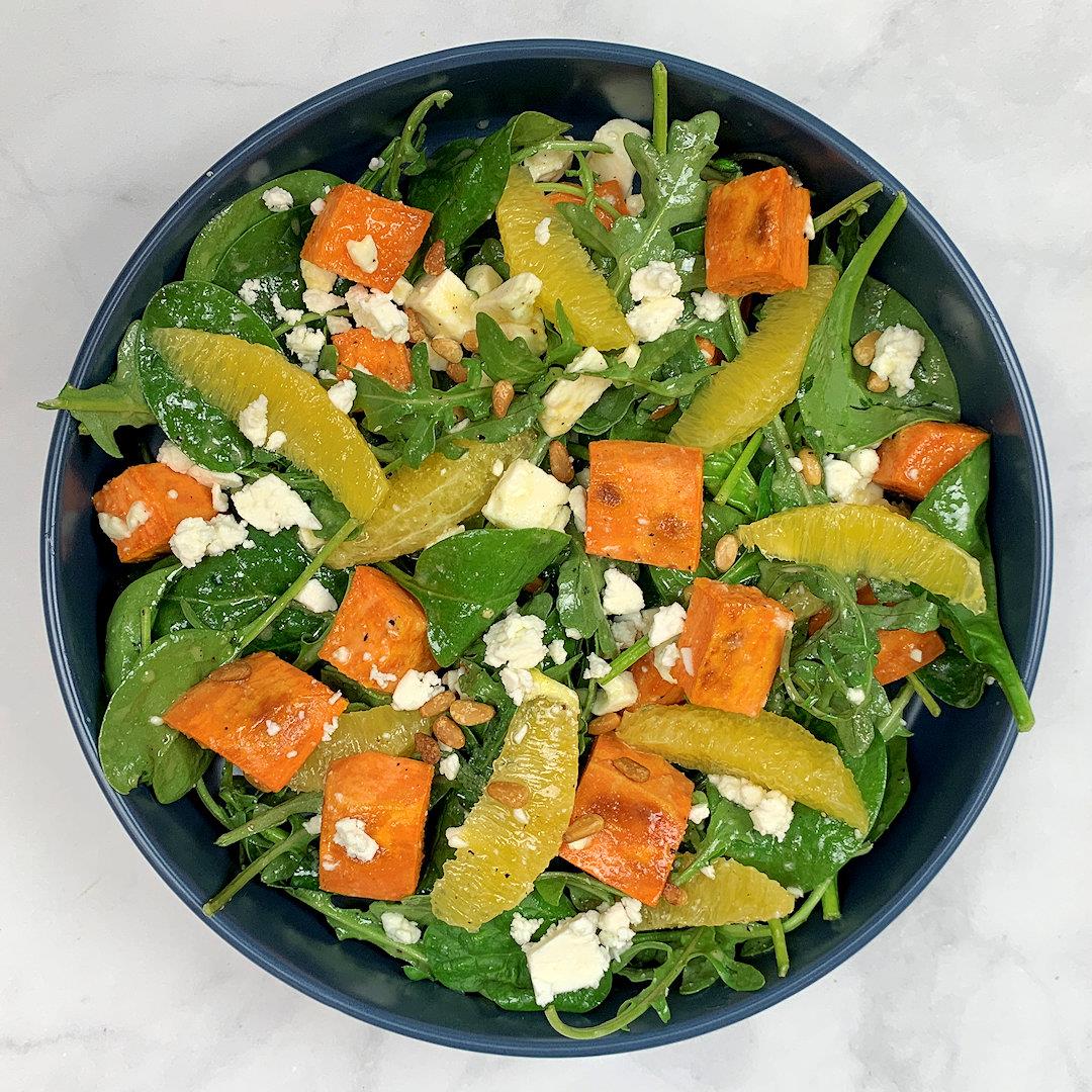 Roasted Sweet Potato & Orange Salad – A Gourmet Food Blog