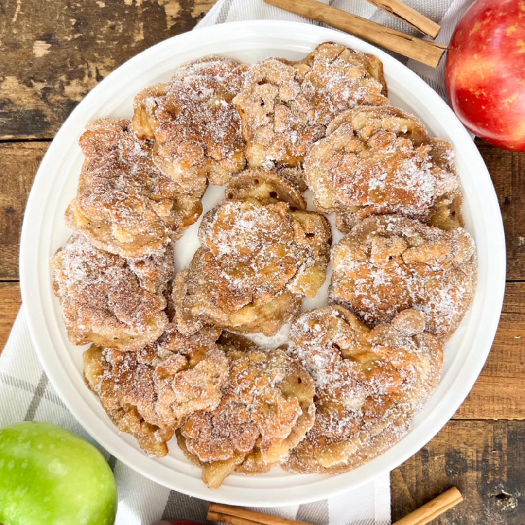 Spanish Apple Cinnamon Fritters | Super EASY 20 Minute Recipe