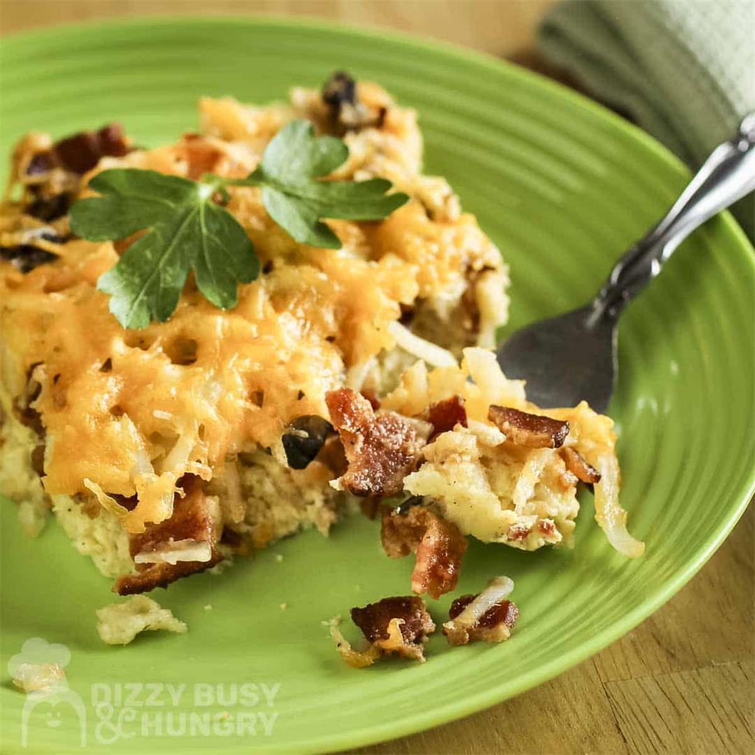 Bacon and Hash Brown Breakfast Casserole