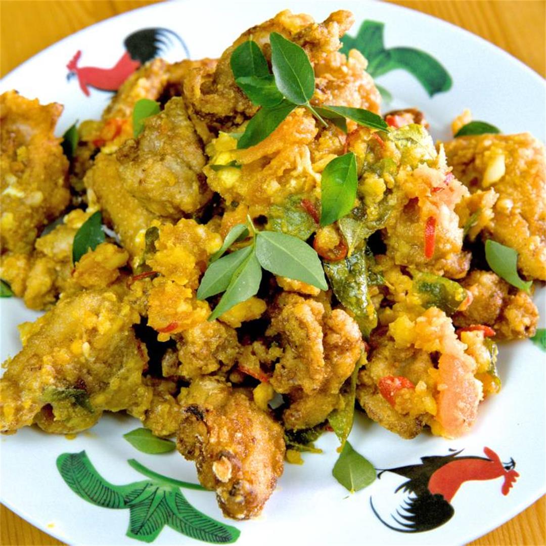 How to Make Salted Egg Yolk Chicken (Super Delicious)