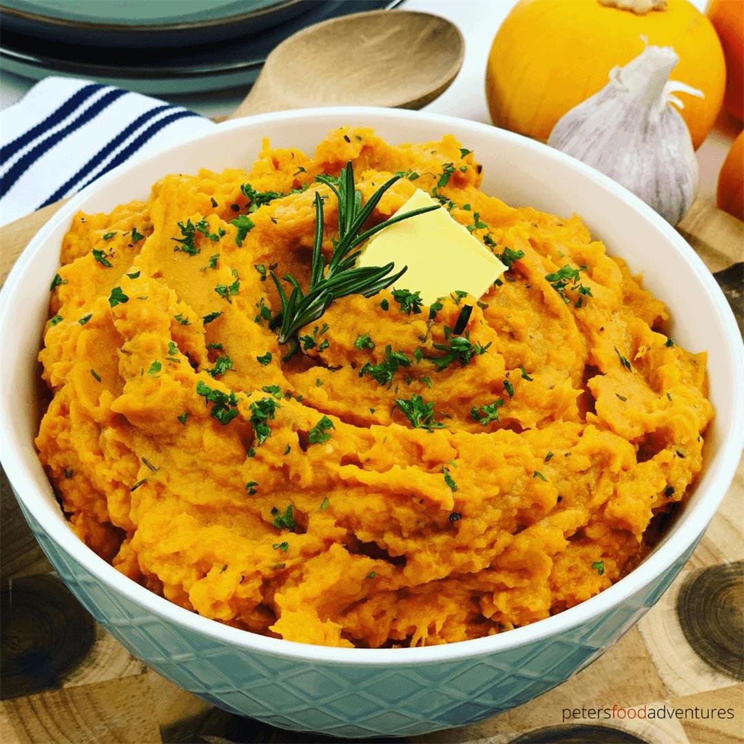 Savory Mashed Sweet Potatoes