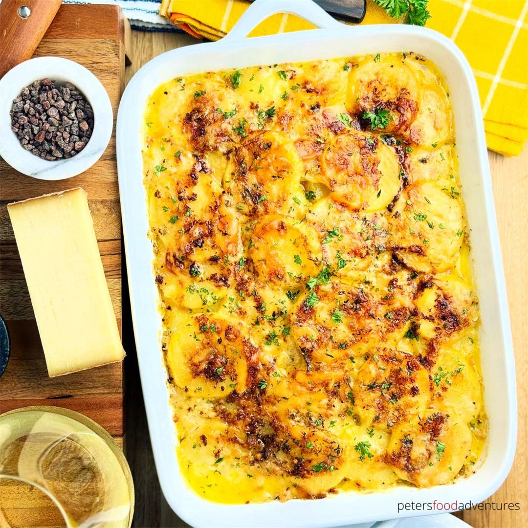 Gruyere Cheese Scalloped Potatoes