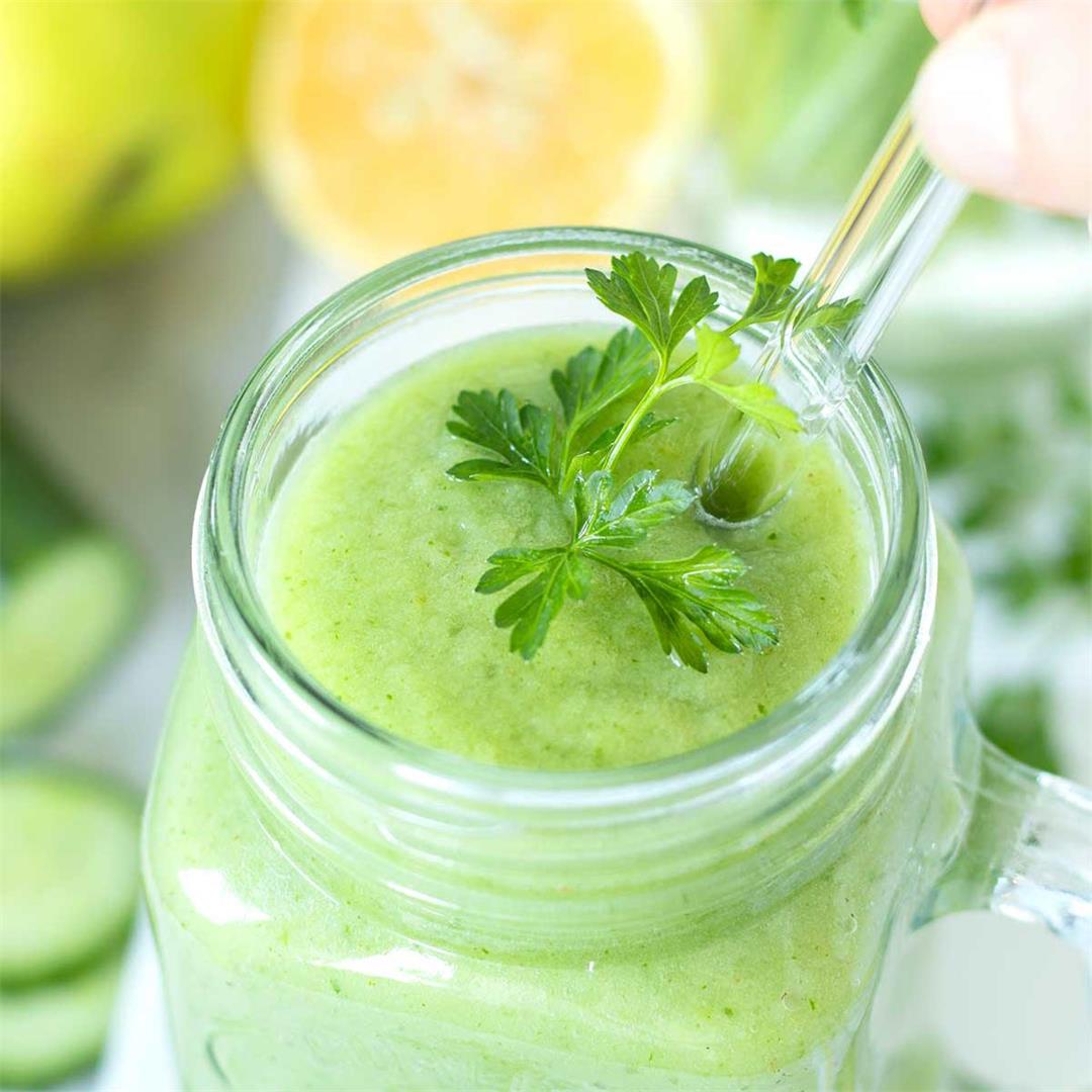 Green Parsley Smoothie Without Banana