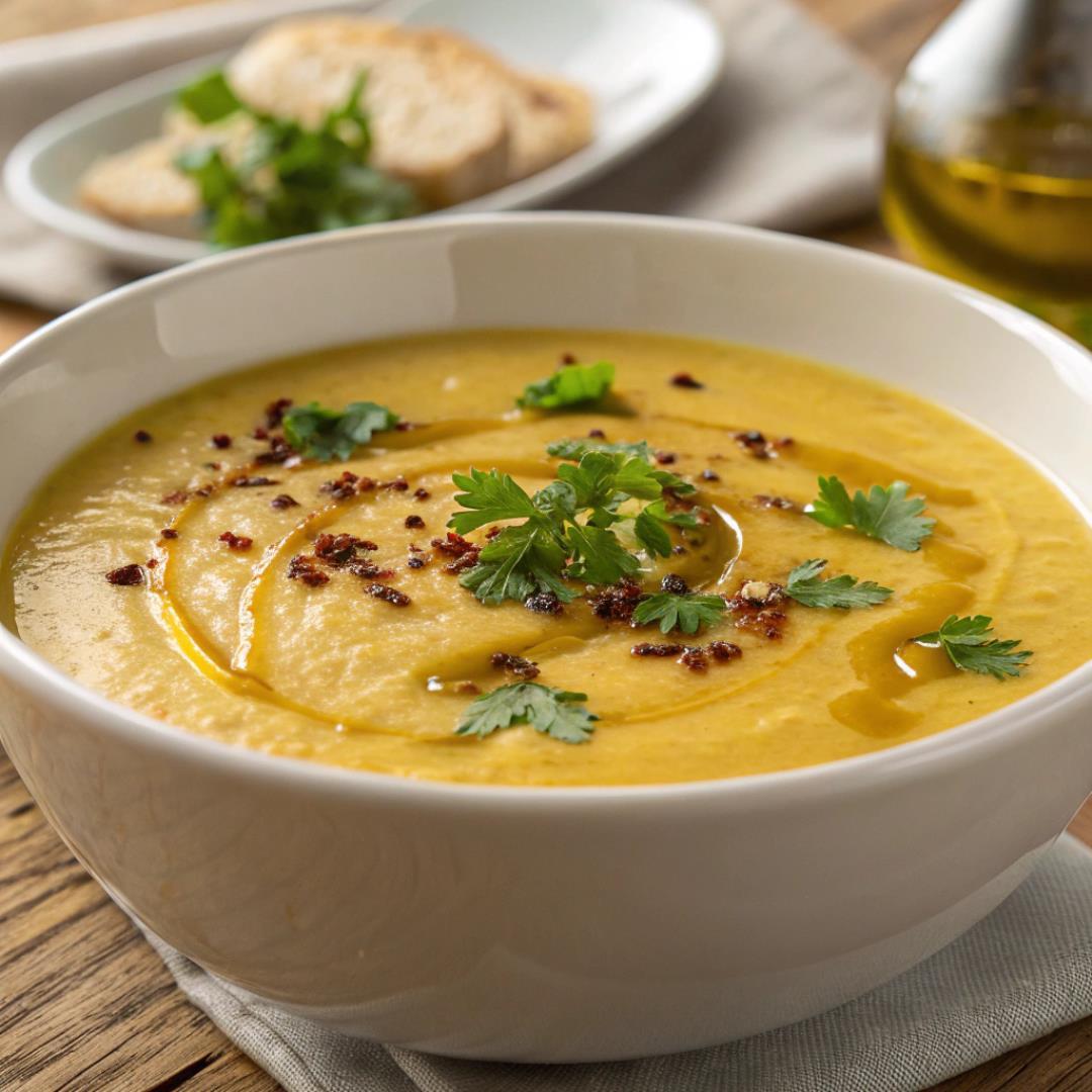 Lebanese Lentil Soup (Shorbat Adas)