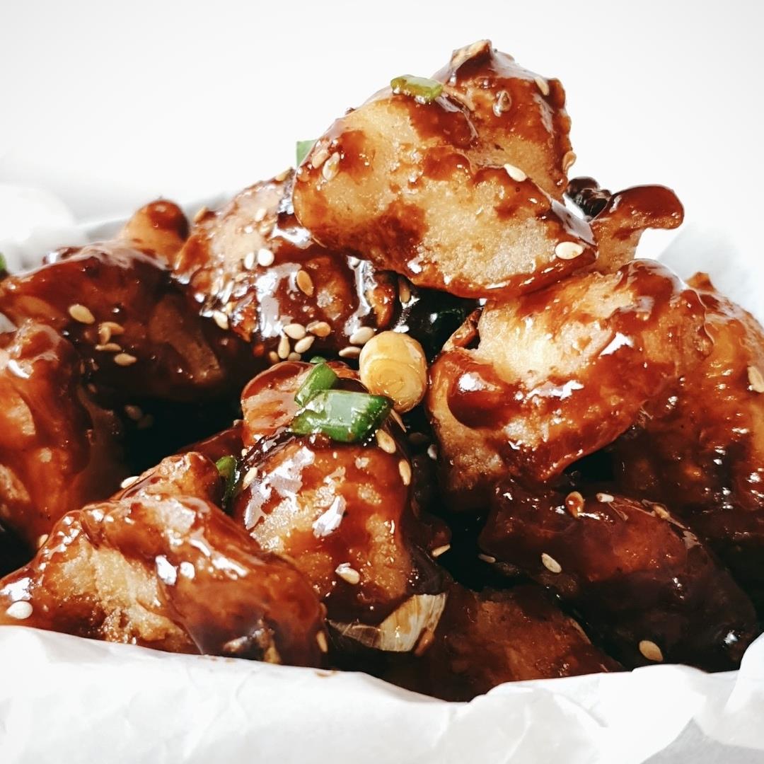 CRISPY Korean Fried Chicken Recipe (in Soy Garlic Sauce!)