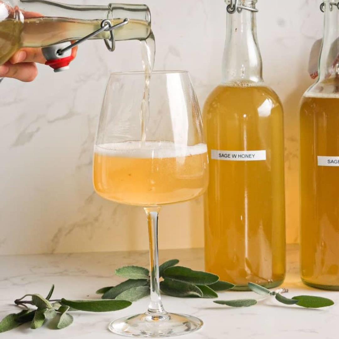 Sage kombucha