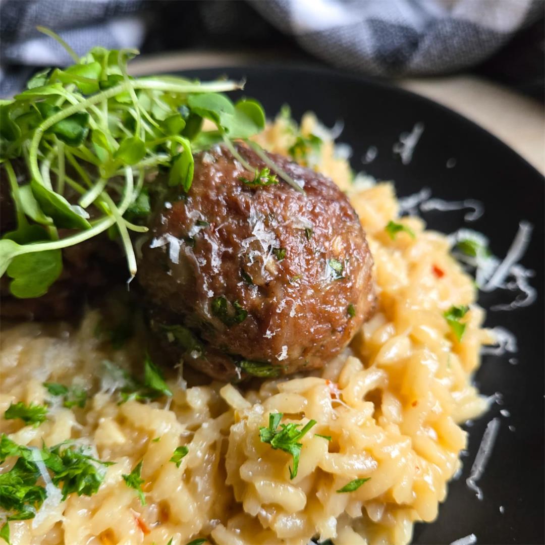 Meatball Risotto