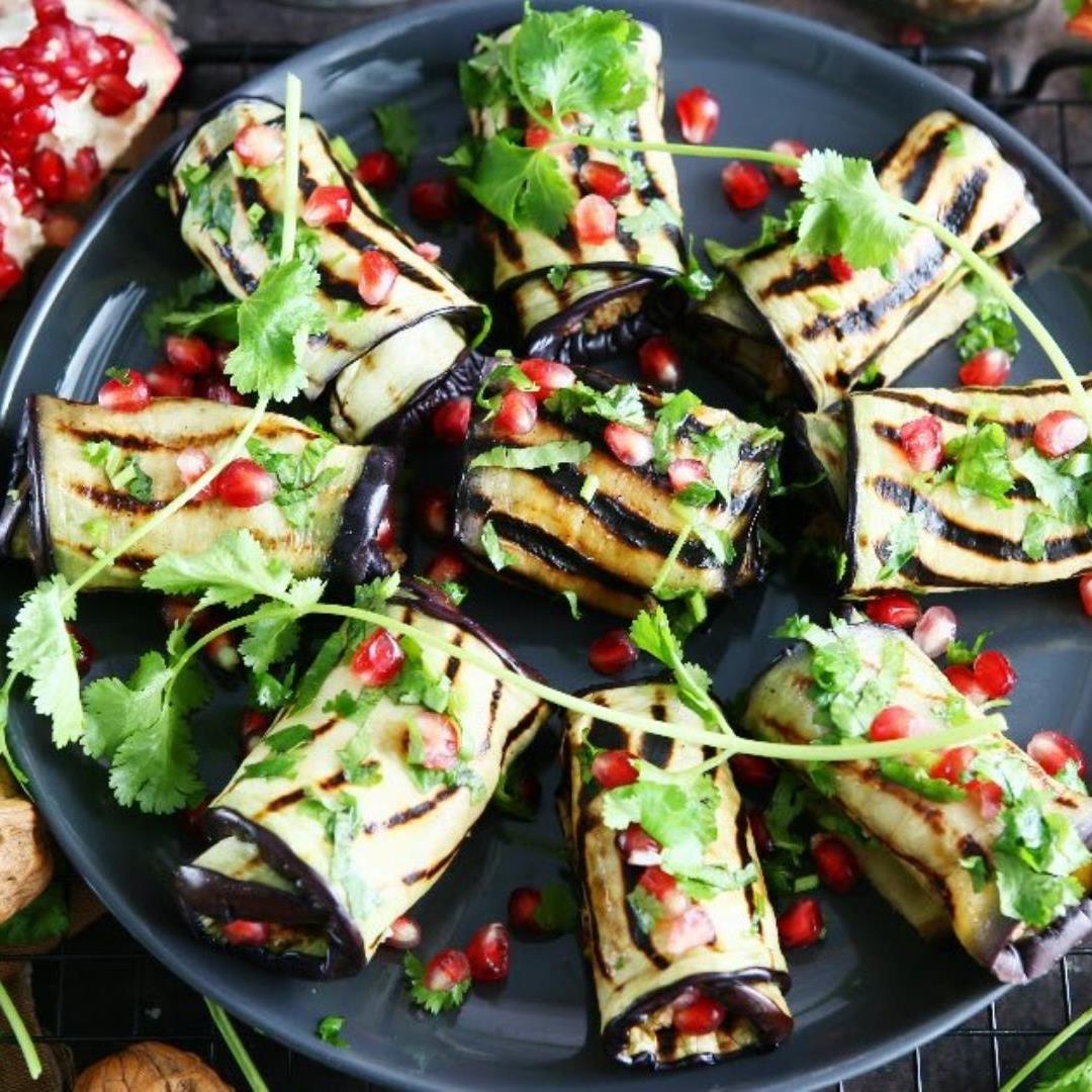 Badridschani Georgian Aubergine Rolls