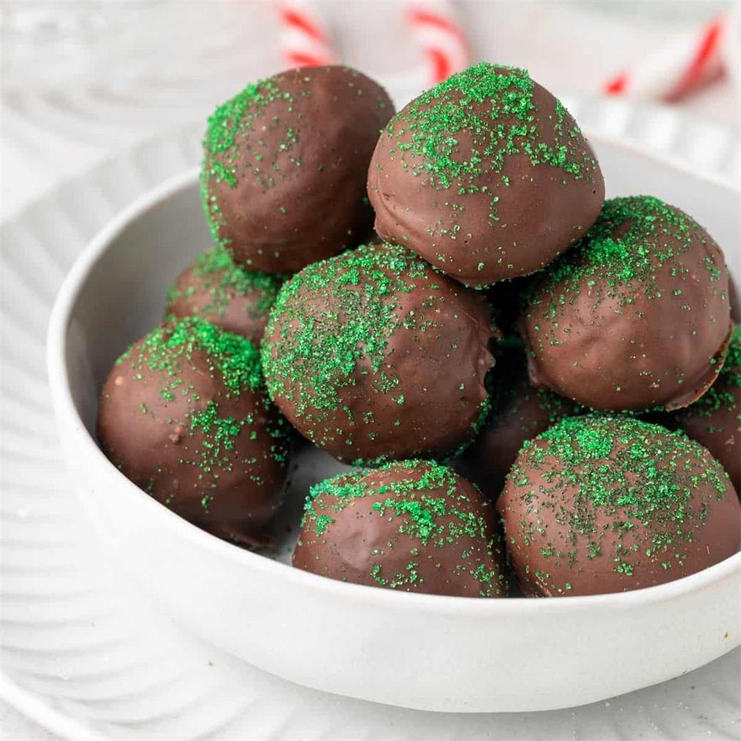 Chocolate Peppermint Truffles