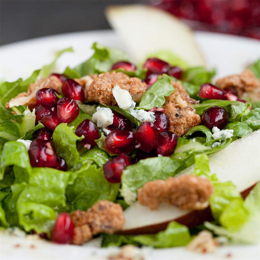 Pomegranate Salad with Pears