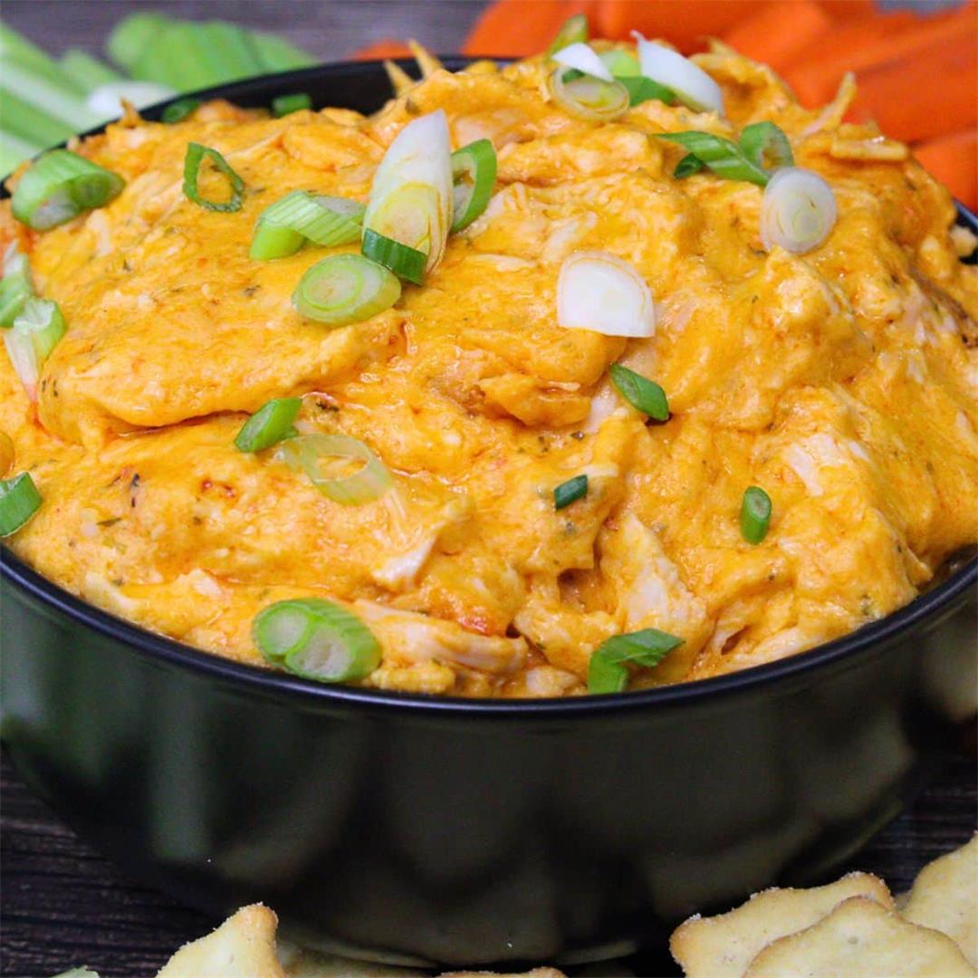 Microwave Buffalo Chicken Dip