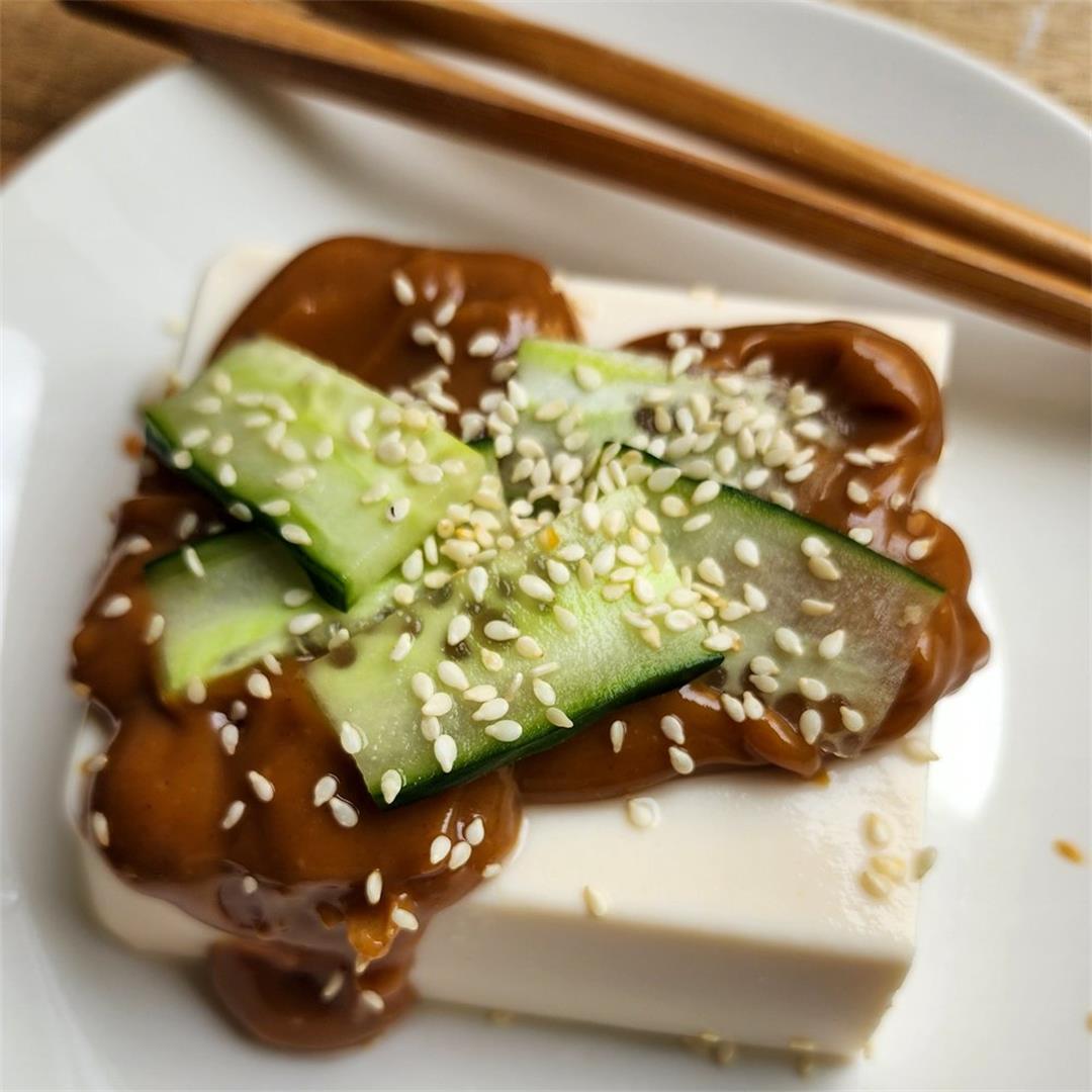 Silken Tofu with Satay Sauce (Soft Tofu Recipe)