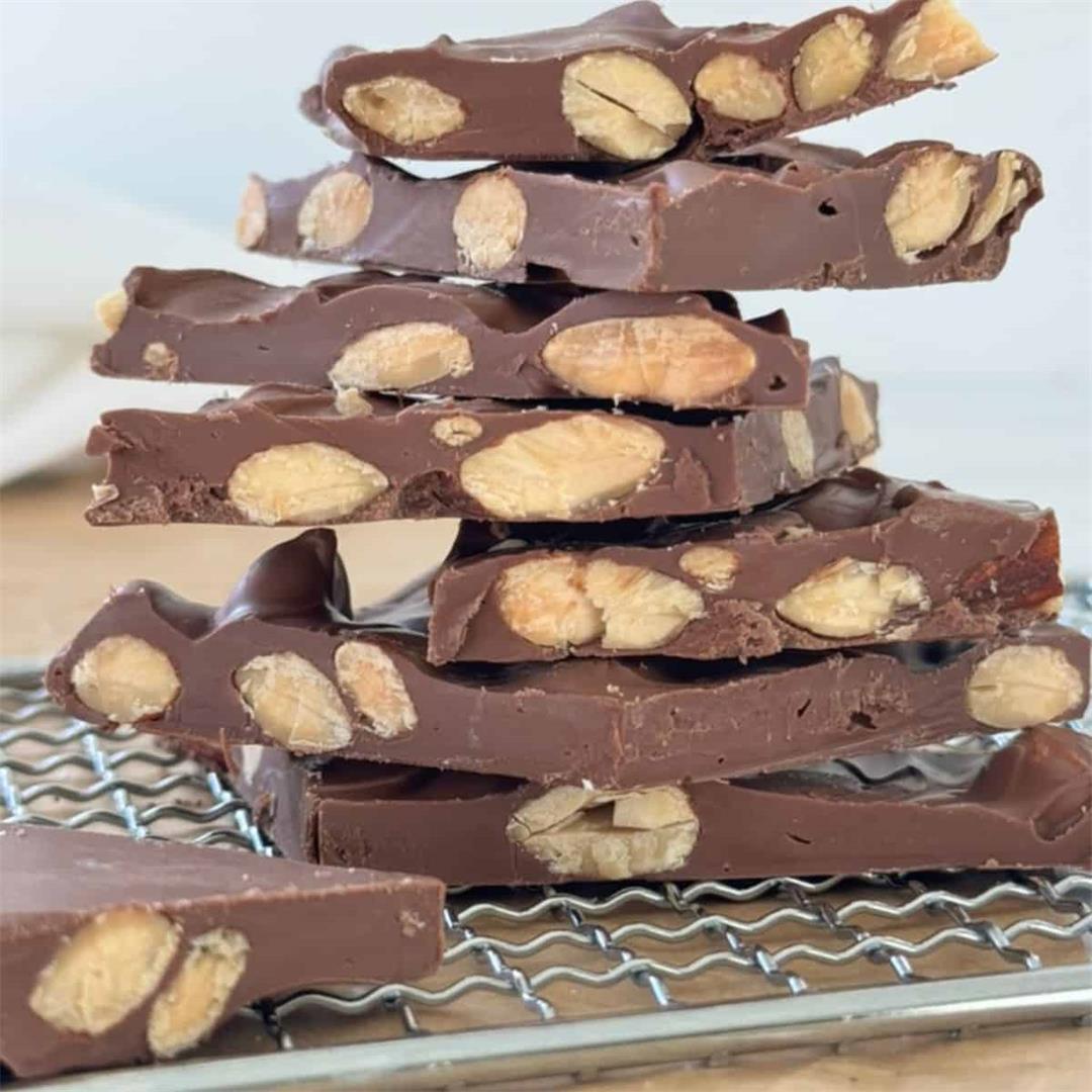 Milk Chocolate Bark With Almonds