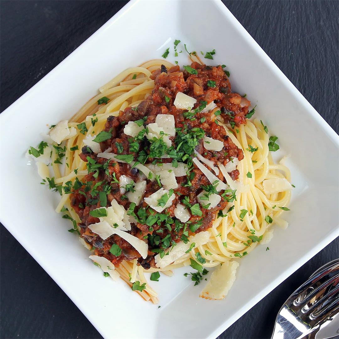 Fish Bolognese with Spaghetti