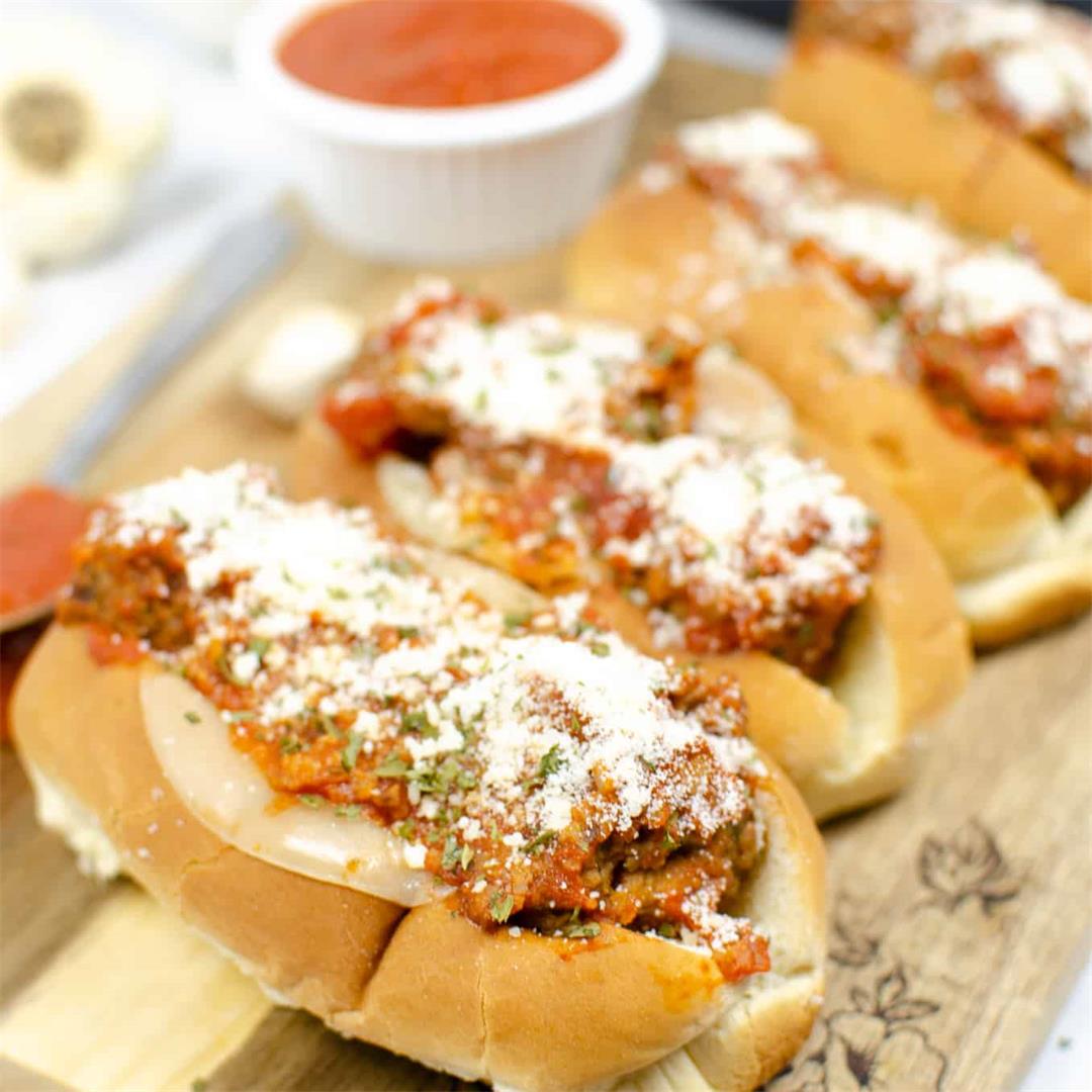 Instant Pot Meatballs Subs