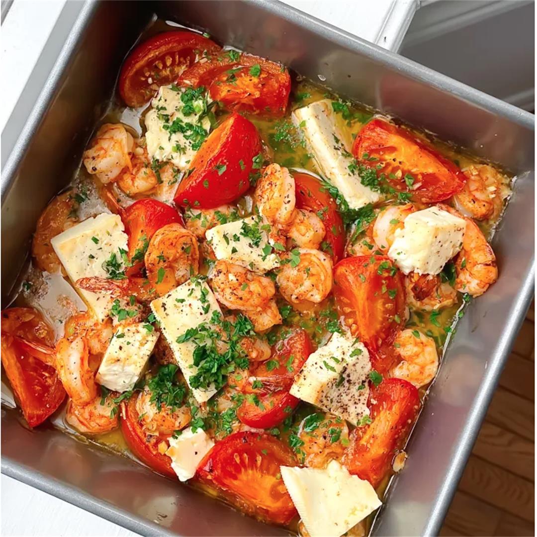 Baked Shrimp with Feta