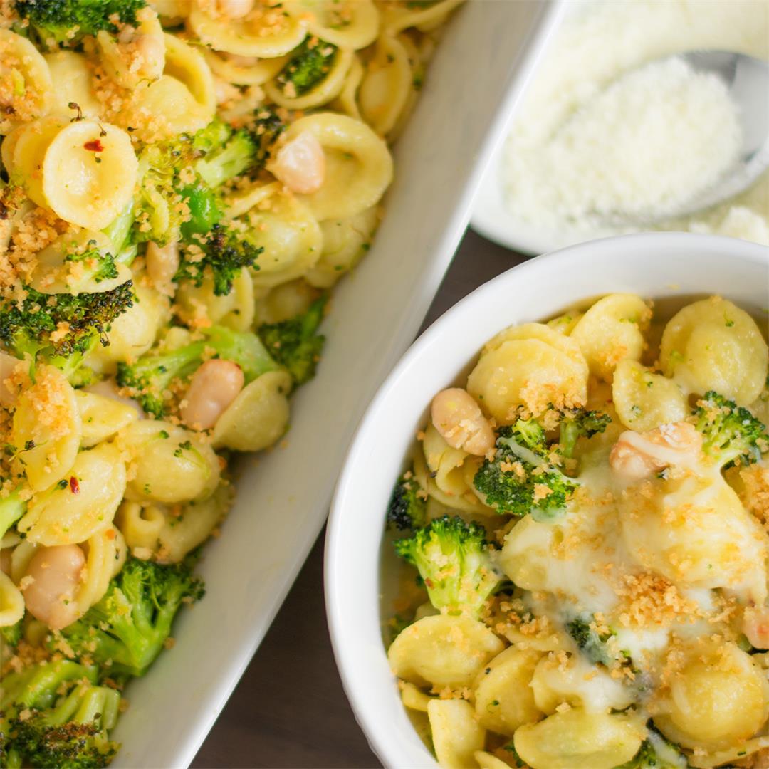 Pugliese Orecchiette with Roasted Broccoli & Cannellini Beans