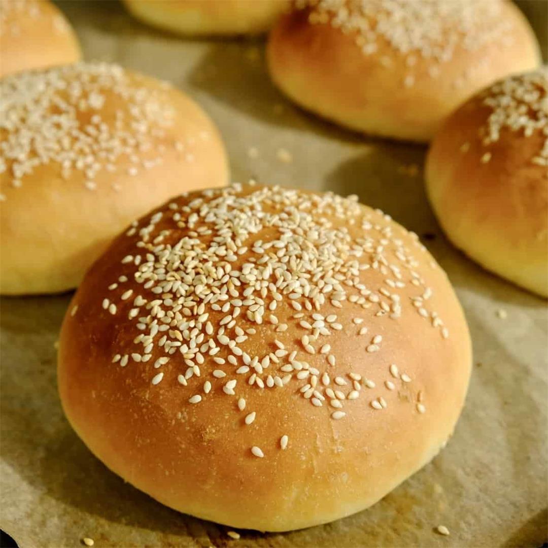 The Best Vegan Brioche Buns