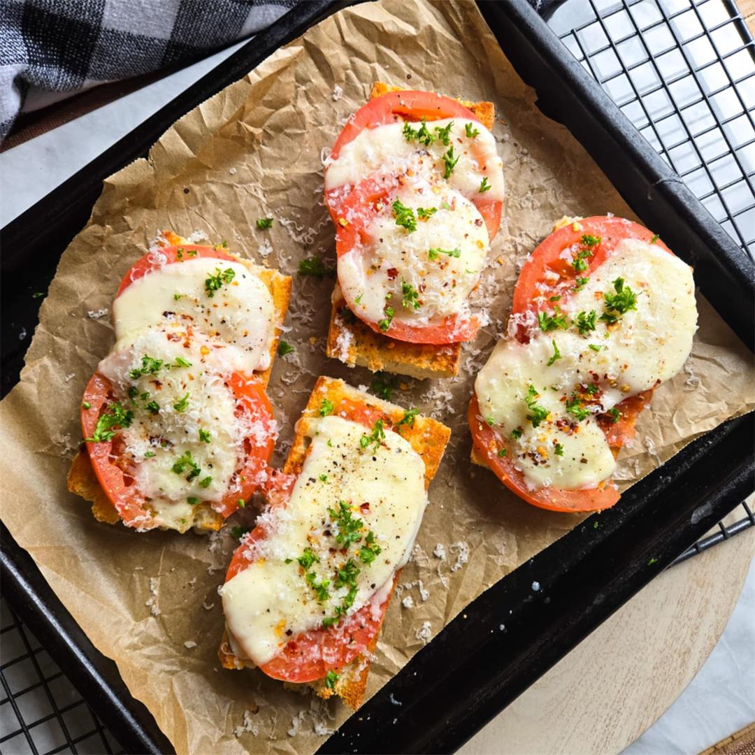 Cheesy Tomato Baguettes