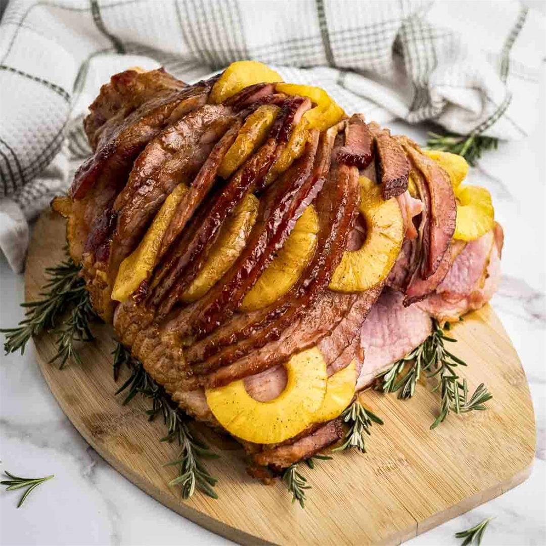 Irresistible Brown Sugar Pineapple Ham