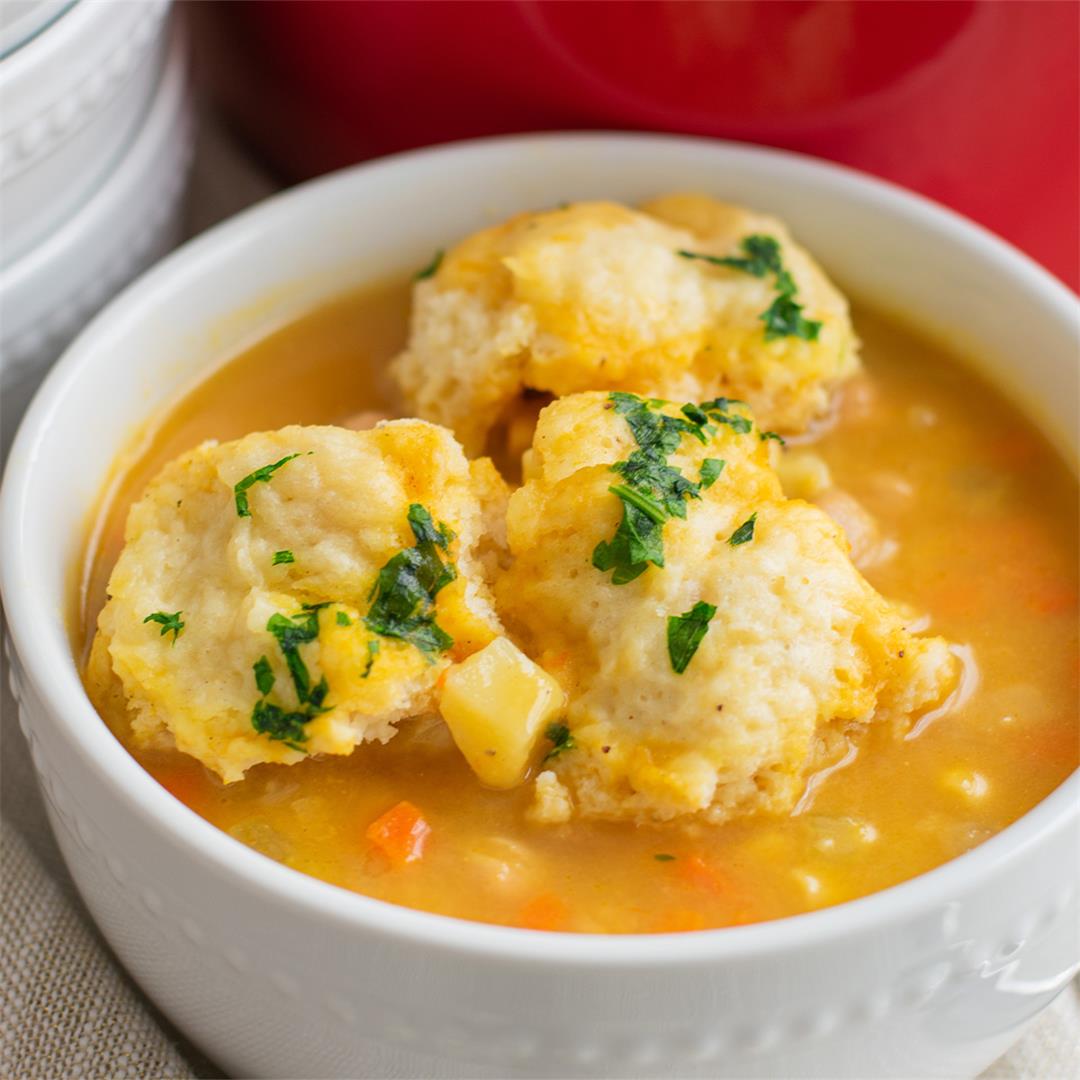 Chickpea Dumpling Soup