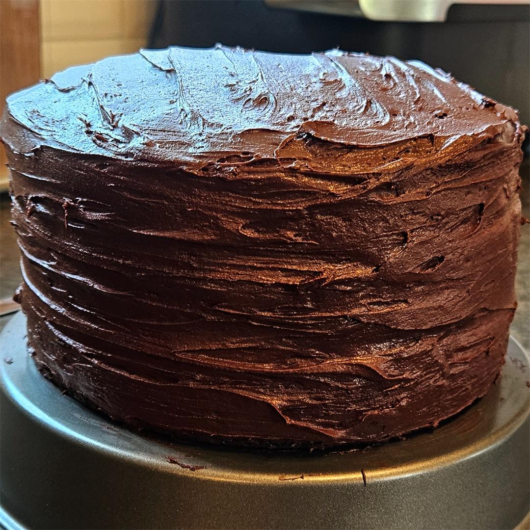 Practically Perfect Chocolate Cake ⋆ Recipe by Owl Creek Farm