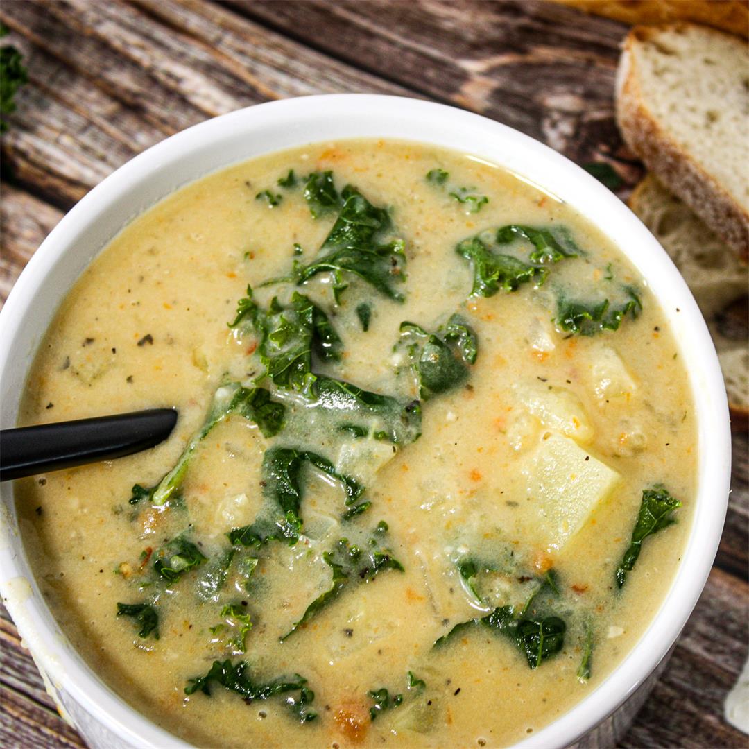 Creamy Potato Kale Soup