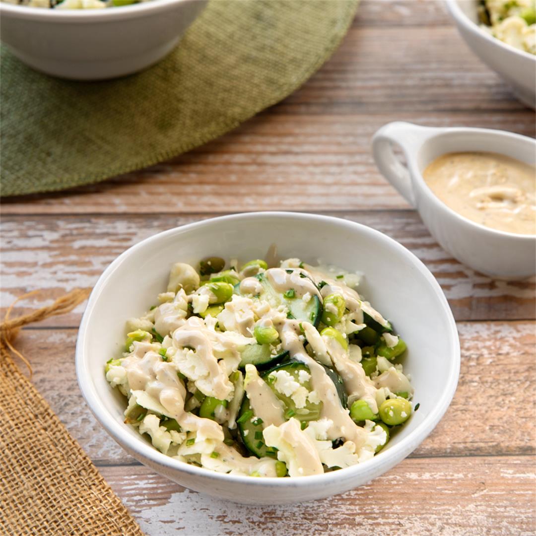 Shaved Cauliflower Salad