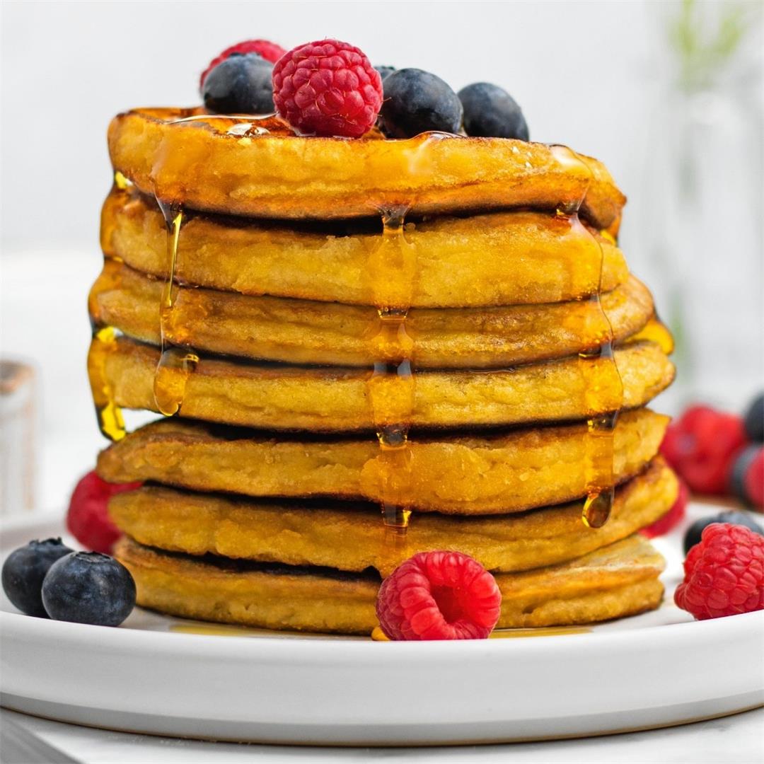 Perfectly Fluffy Gluten-Free Coconut Flour Pancakes