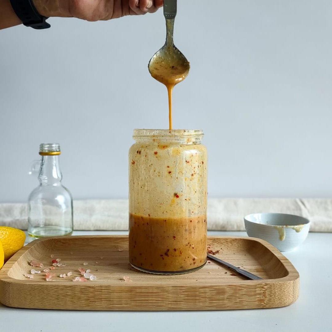 Tahini Miso Salad Dressing