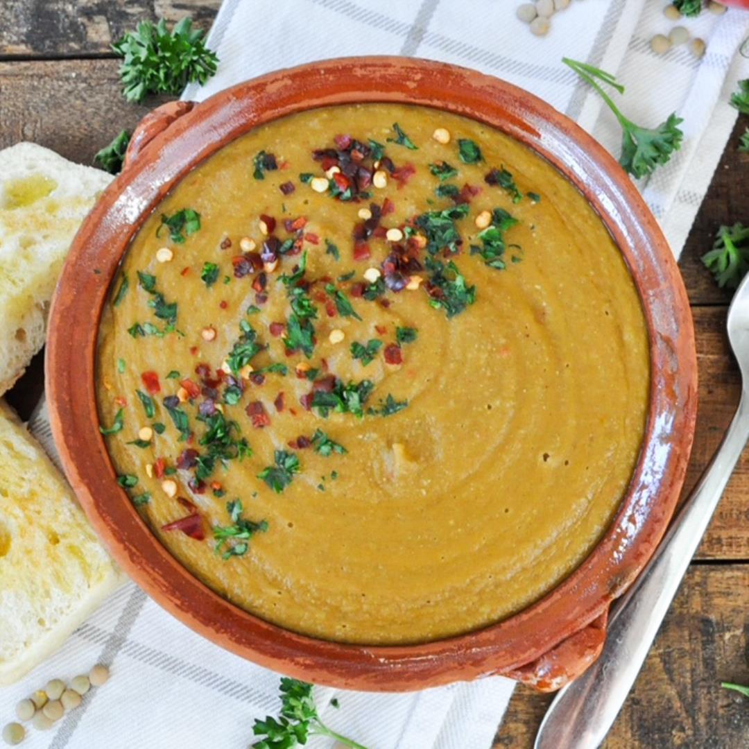 CREAMY Spanish Lentil Soup | HEARTWARMING One-Pot Recipe