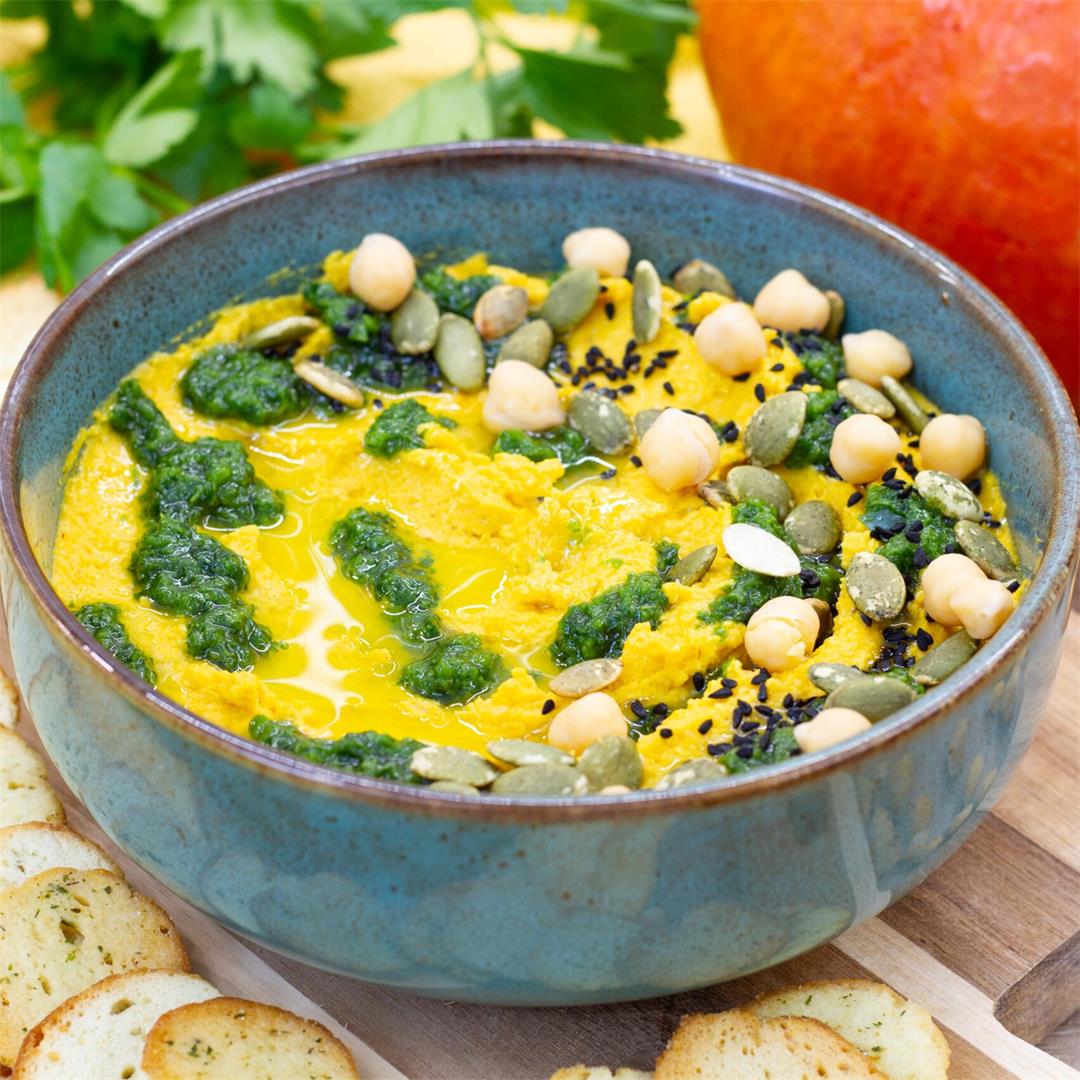 Pumpkin hummus ⋆ MeCooks Blog