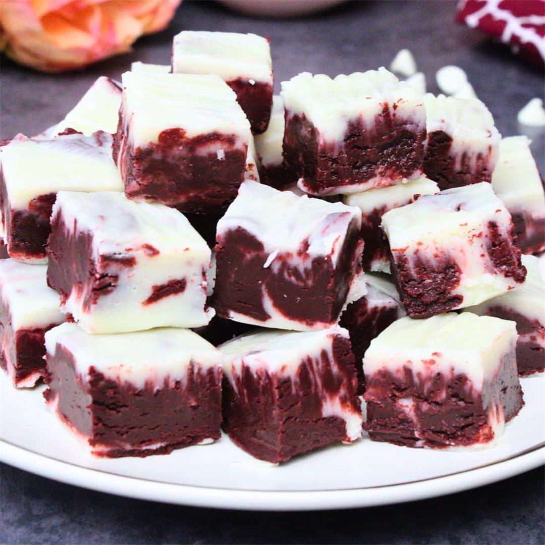 Red Velvet Fudge