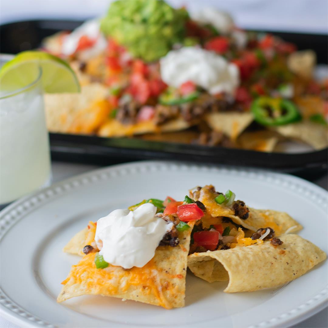 Loaded Vegetarian Nachos