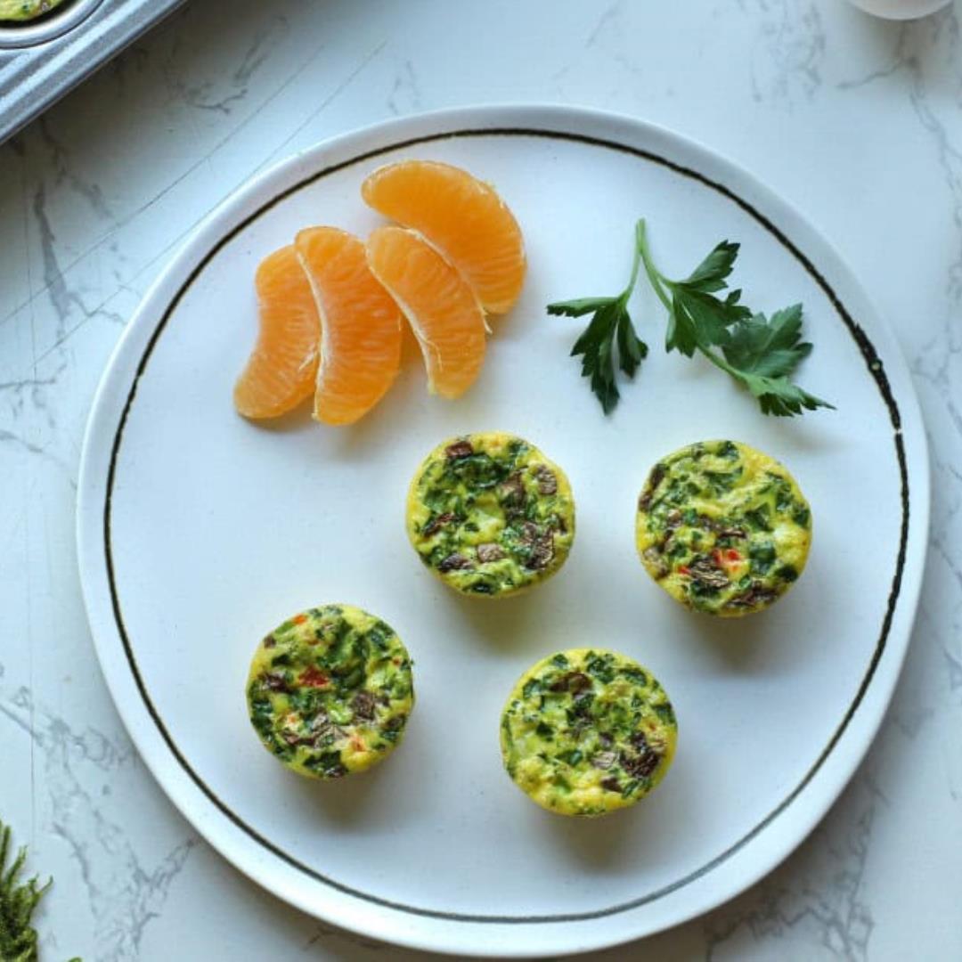 Veggie Egg Bites [High-Protein & Gut-Healthy]