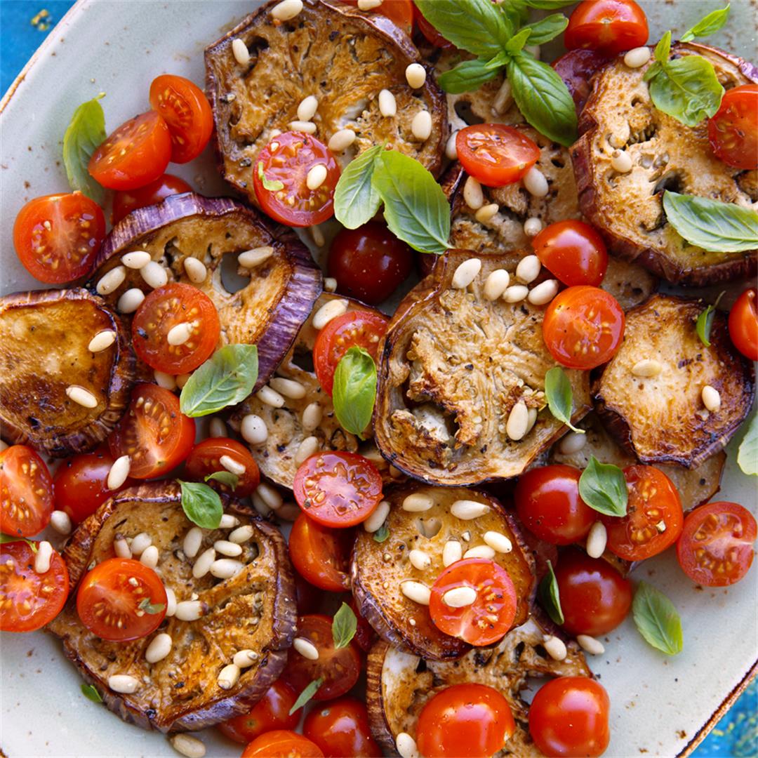 Warm Eggplant Salad