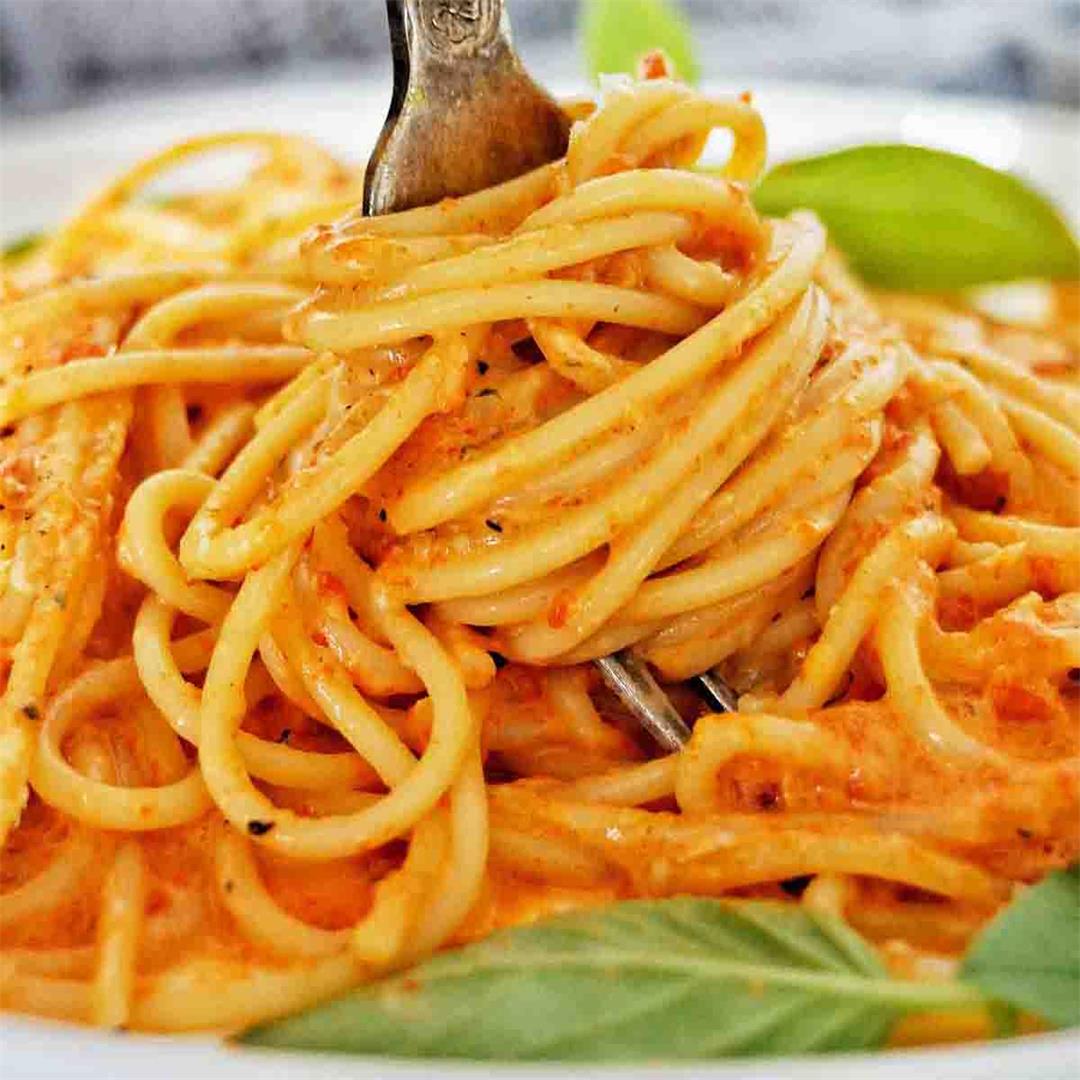 Roasted Capsicum Pasta Sauce