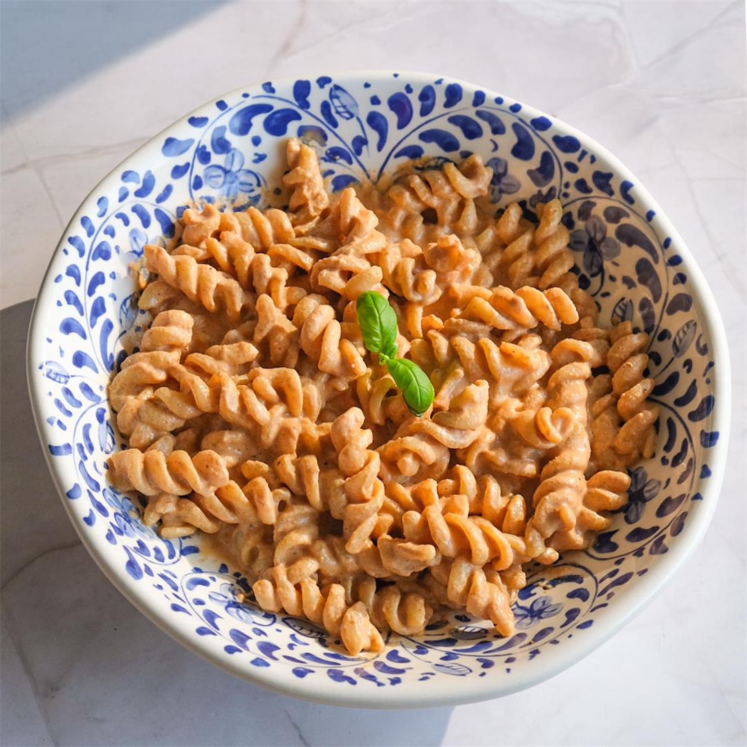 Quick High protein vegan pasta (15 minutes)