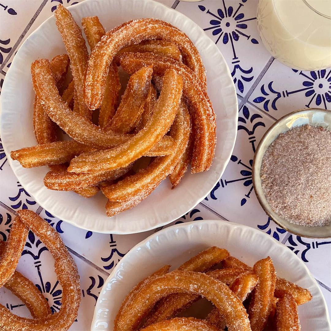 Homemade churros