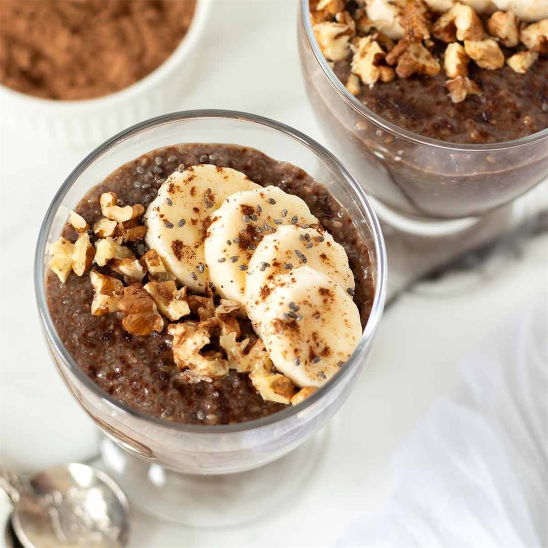 Carob Chia Pudding