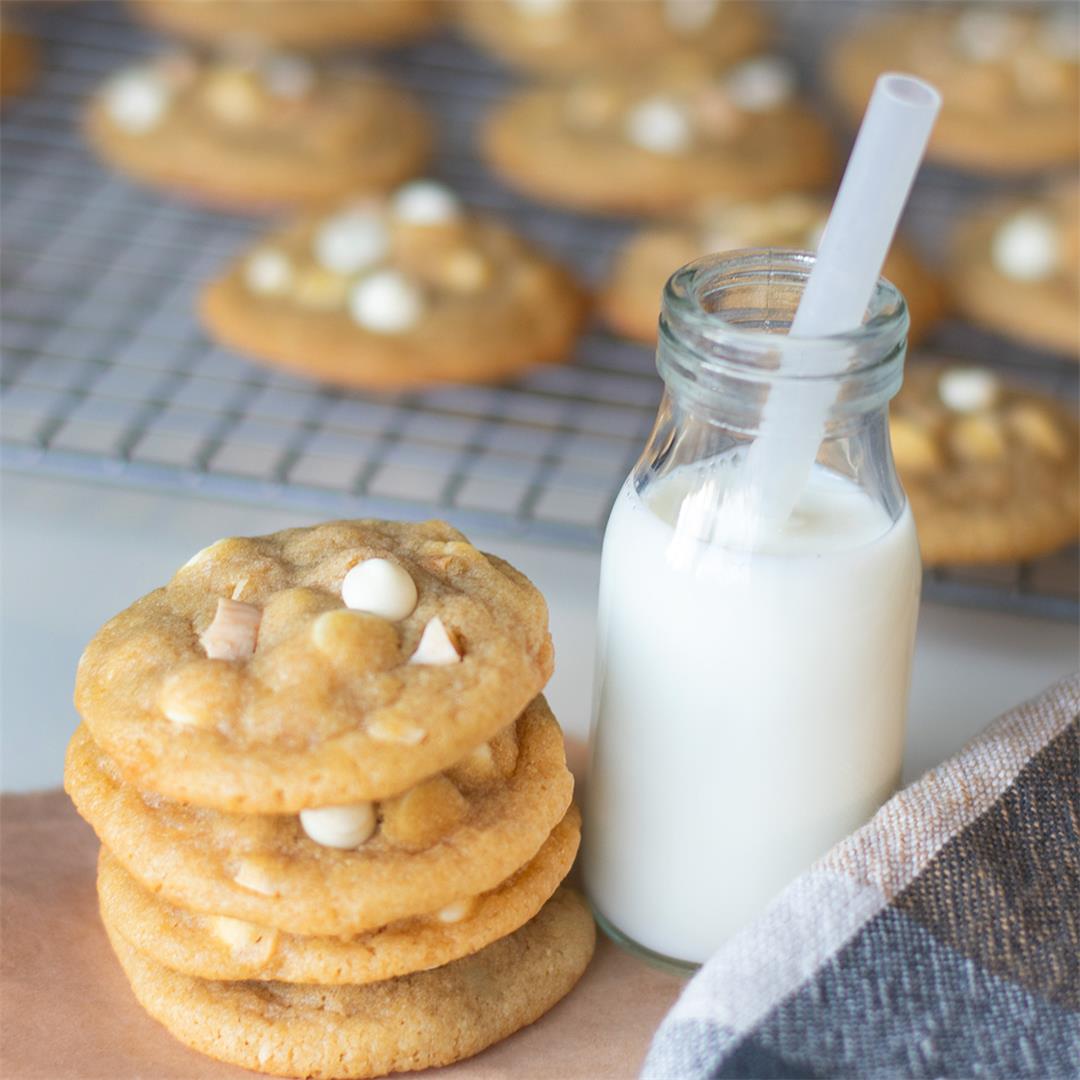 White Chocolate Chip Marcona Cookies